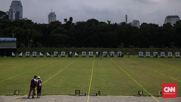 Venue panahan belum memiliki toilet umum untuk penonton.