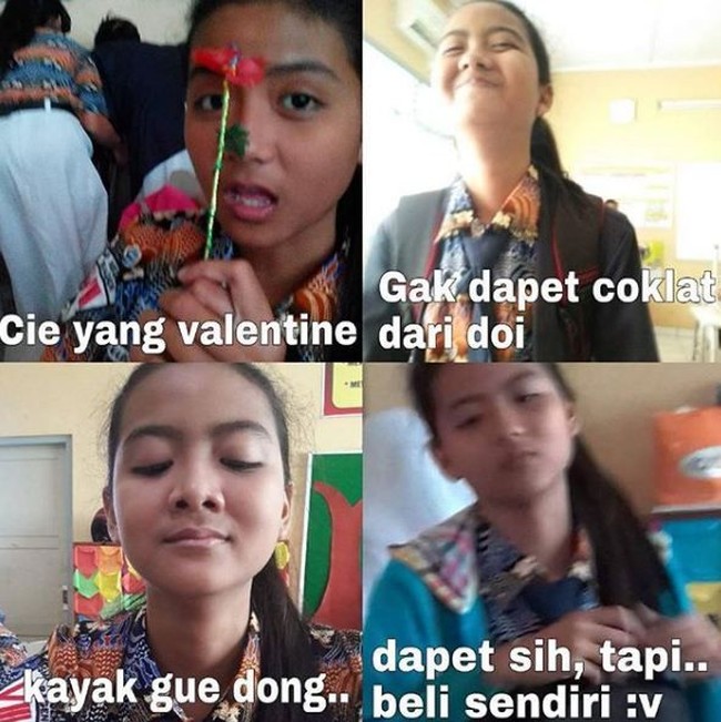 Valentinenya seorang jomblo bisa dengan beli cokelat sendiri Foto: Istimewa