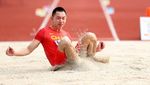 Raih Emas, Begini Aksi Atlet Lompat Jauh China Yaoguang Zhang