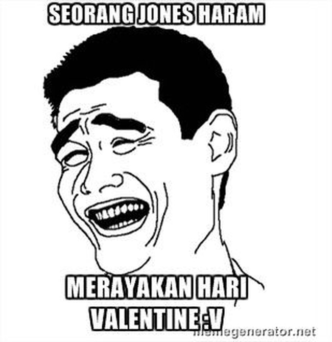 Jomblo haram hukumnya merayakan Valentine Foto: Istimewa