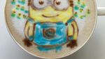 Ah, Lucunya  Snoopy dan Doraemon Dalam Goresan Latte Art Barista Nowtoo Sugi Ini!