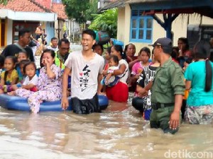Banjir Rendam 3 Kecamatan di Brebes, 2 Warga Tewas