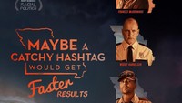Di era sosial media mungkin film Three Billboards harusnya menggunakan hastag yang lebih unik agar pesannya bisa cepat didengar. (Dok. Schiznit)