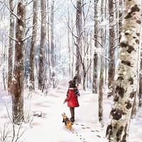 Pergi jalan-jalan sendiri bersama hewan peliharaan kesayangan bisa dilakukan wanita ketika tengah penat. Foto: Instagram @_aeppol