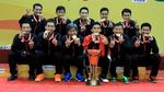 Foto: Tim Putra Indonesia Berjaya di Kejuaraan Bulutangkis Beregu Asia