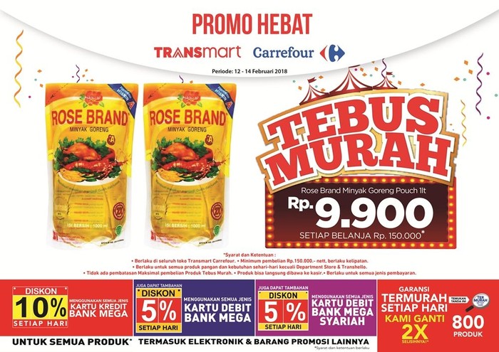 Foto: Tebus Murah Minyak Goreng (Dok. Transmart Carrefour) Foto: Tebus Murah Minyak Goreng (Dok. Transmart Carrefour)
