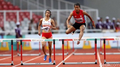 Indonesia Gagal Raih Emas di Lari Halang Rintang 400 Meter