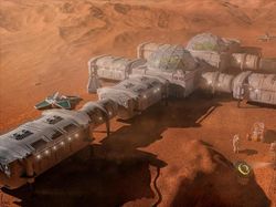 Gambaran Pemukiman Manusia di Mars yang Memukau