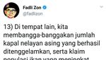 Sindiran Tajam Fadli Zon ke Menteri Susi hingga Sri Mulyani