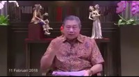 Dia mengatakan akun palsu yang beredar ini bukan untuk yang pertama kali. Dia menyebut pada 2017, pernah muncul sebuah akun yang seolah menyerang Presiden Joko Widodo dan Presiden ke-5 RI Megawati Soekarnoputri. (Foto: Screenshot video Twitter SBY)