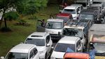 Kemacetan Mengular, Imbas Demo Sopir Angkot di Tebet
