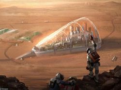 Gambaran Pemukiman Manusia di Mars yang Memukau