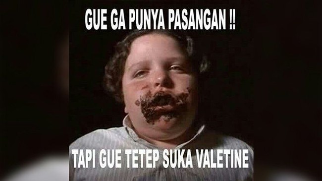 Tetap suka Valentine walaupun tak punya pasangan. Foto: Istimewa