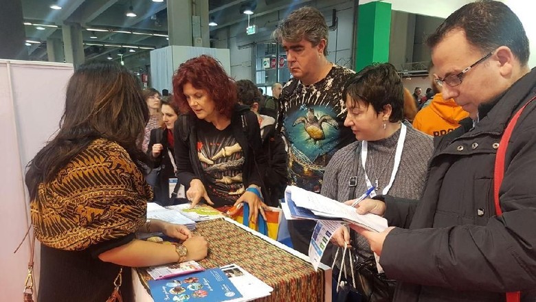 Foto: Indonesia mempromosikan Beyond Bali pada ajang BIT Milano 2018 (dok. KBRI Roma) Foto: Indonesia mempromosikan Beyond Bali pada ajang BIT Milano 2018 (dok. KBRI Roma)