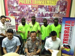 Pabrik Ekstasi di Aceh Utara Terbongkar, 4 Pelaku Diamankan