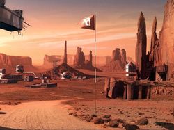 Gambaran Pemukiman Manusia di Mars yang Memukau