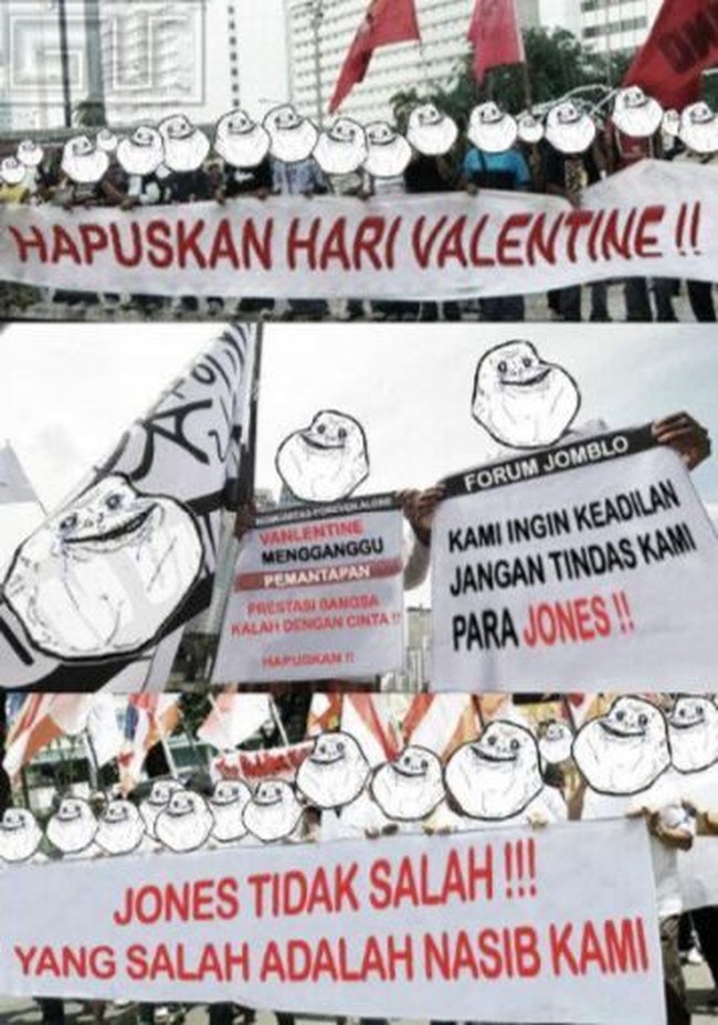 Jomblo tidak salah, tolong hapuskan Hari Valentine! Foto: Istimewa