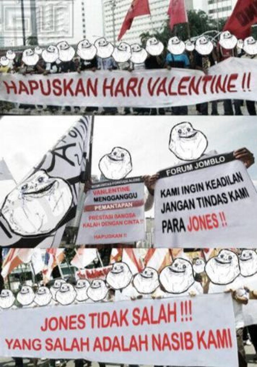 20 Meme Valentine Kocak Ini Khusus Buat Kamu Yang Jomblo Foto 9