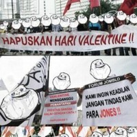 Jomblo tidak salah, tolong hapuskan Hari Valentine! Foto: Istimewa