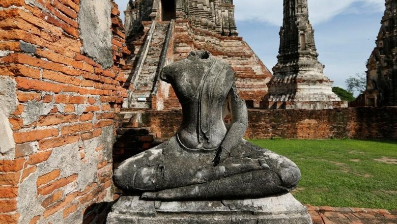 Foto: Ilustrasi reruntuhan candi kuno di Ayutthaya, Thailand (Reuters) Foto: Ilustrasi reruntuhan candi kuno di Ayutthaya, Thailand (Reuters)