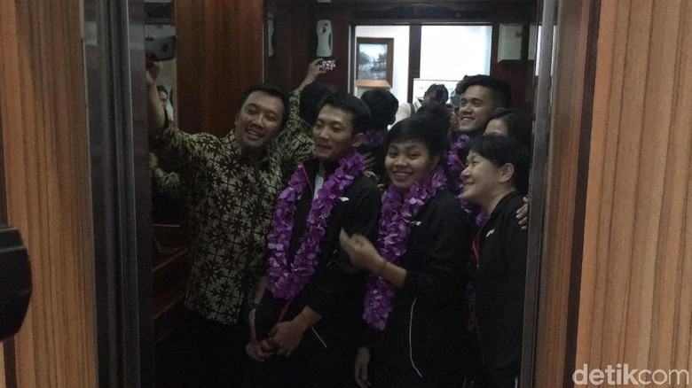 Sambut Juara Bulutangkis Beregu Asia, Menpora: Doanya Apa? Sambut Juara Bulutangkis Beregu Asia, Menpora: Doanya Apa?