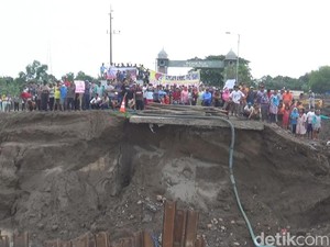 Proyek Waduk Senilai Lebih Rp 3 Miliar di Mojokerto Didemo Warga