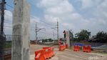 Ini Gerbang Kereta Bandara Soekarno-Hatta yang Roboh Timpa Petugas