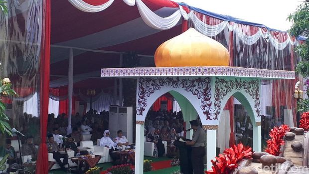 Masjid Arif Nurul Huda Polda Jatim diresmikan