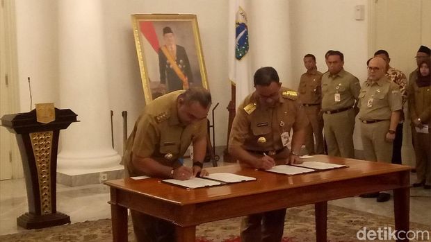  Pemprov DKI Jakarta menjalin kerja sama dengan Kabupaten Tangerang terkait penyediaan air bersih