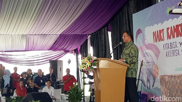Kanker di DKI Tinggi, Anies Minta Warga Rajin Check Up ke Puskesmas