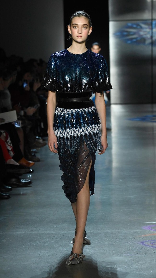 Fashion show Prabal Gurung di New York Fashion Week, di Galeri I, Spring Studio, New York City, Minggu 11/2/2018. (Photo by Frazer Harrison/Getty Images)