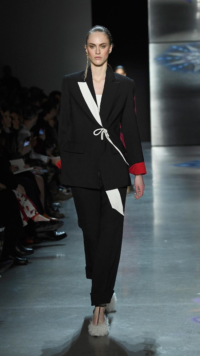 Fashion show Prabal Gurung di New York Fashion Week, di Galeri I, Spring Studio, New York City, Minggu 11/2/2018. (Photo by Frazer Harrison/Getty Images)