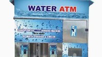 Mesin ini adalah ATM Synergy Water buatan India ini bisa diakses jika mesin menerima uang tunai atau kartu. Istimewa/cnet.com