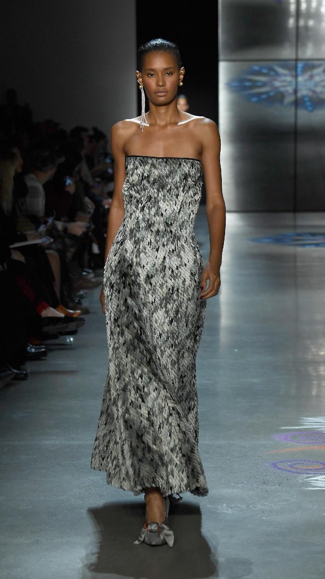 Fashion show Prabal Gurung di New York Fashion Week, di Galeri I, Spring Studio, New York City, Minggu 11/2/2018. (Photo by Frazer Harrison/Getty Images)