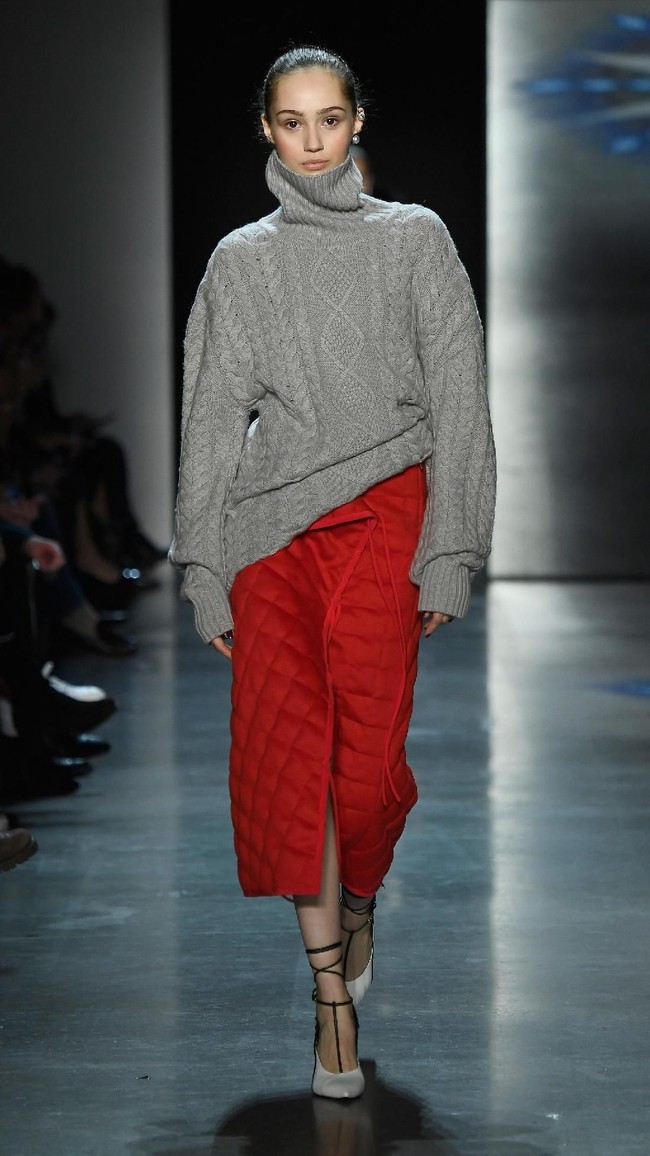 Fashion show Prabal Gurung di New York Fashion Week, di Galeri I, Spring Studio, New York City, Minggu 11/2/2018. (Photo by Frazer Harrison/Getty Images)