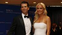 Vanessa tampak mendampingi suaminya, Donald Trump Jr, saat menghadiri White House Correspondents Association Dinner di Washington DC, pada April 2016. Foto: REUTERS/Jonathan Ernst/File Photo