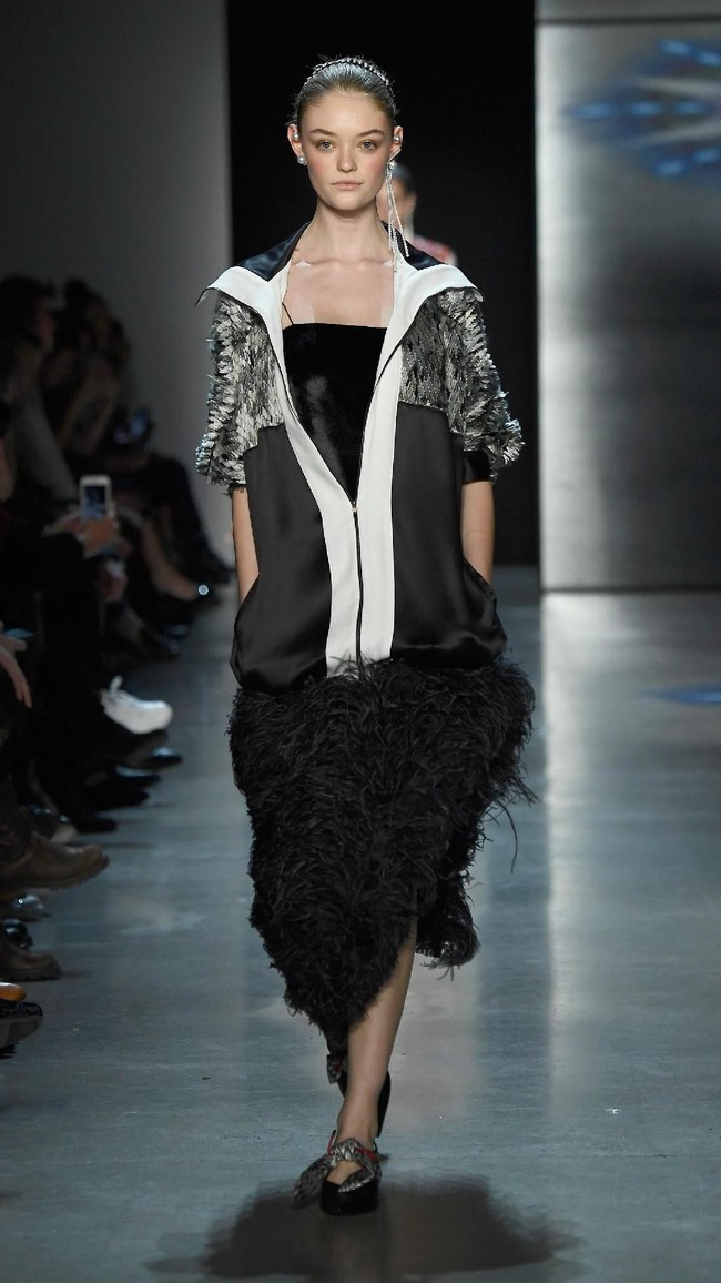 Fashion show Prabal Gurung di New York Fashion Week, di Galeri I, Spring Studio, New York City, Minggu 11/2/2018. (Photo by Frazer Harrison/Getty Images)