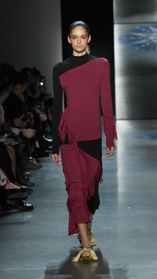 Fashion show Prabal Gurung di New York Fashion Week, di Galeri I, Spring Studio, New York City, Minggu 11/2/2018. (Photo by Frazer Harrison/Getty Images)