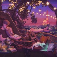 Bersama dengan pasangan, kamu bisa menikmati indahnya malam meski hanya saling berdiam diri. Foto: Instagram @poetic.persona