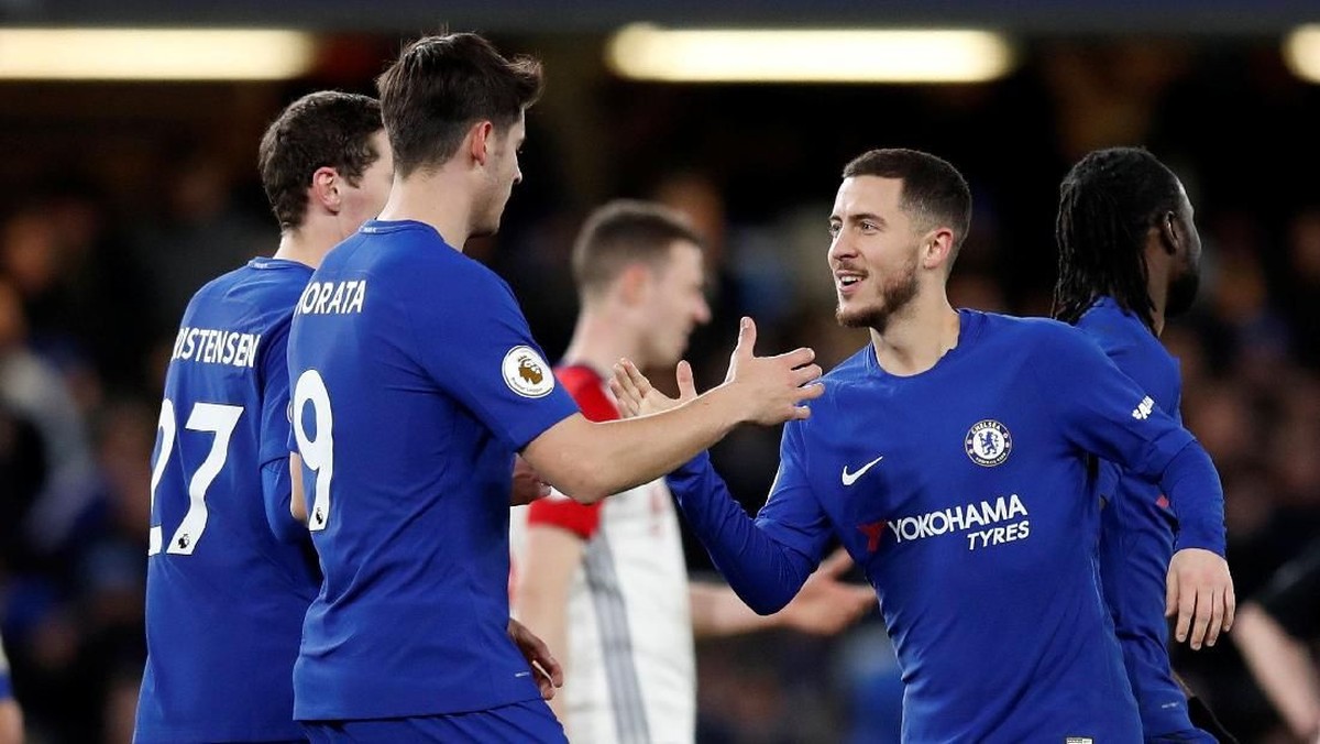 Chelsea mengalahkan West Bromwich 3-0. (Foto: Eddie Keogh/Reuters)