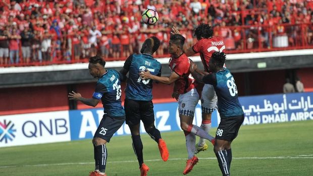 Bali United kalah 1-3 saat menjamu Yangon United di Gianyar.