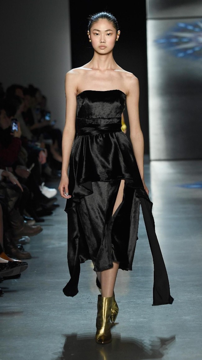 Fashion show Prabal Gurung di New York Fashion Week, di Galeri I, Spring Studio, New York City, Minggu 11/2/2018. (Photo by Frazer Harrison/Getty Images)