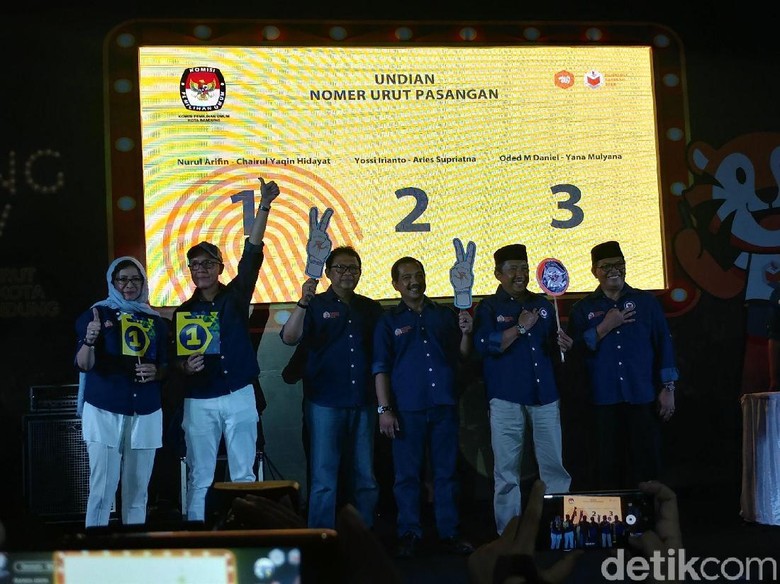 Ini Dia Nomor Urut Nurul, Yossi dan Oded di Pilwalkot Bandung Ini Dia Nomor Urut Nurul, Yossi dan Oded di Pilwalkot Bandung