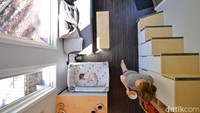 Dengan konsep rumah mungil seperti ini, aktivitas si bayi mungil bisa terpantau secara langsung. Istimewa/Inhabitat
