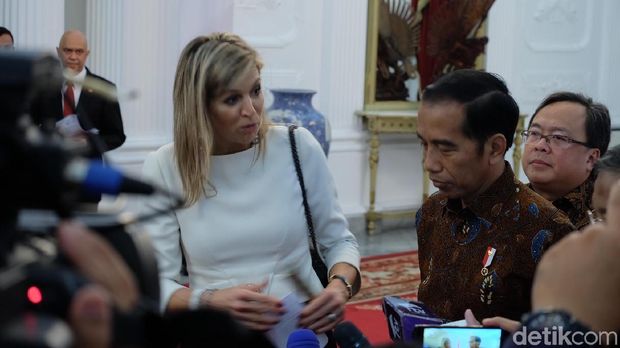 Jokowi Bahas Penyederhanaan Izin dengan Ratu Maxima