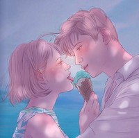 Kegiatan sederhana seperti berbagi es krim dengan pasangan saja bisa jadi momen manis yang membuatmu bahagia. Foto: Instagram @poetic.persona