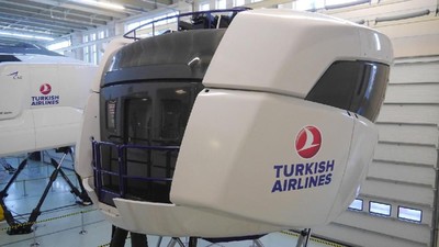 Foto: Simulator Pesawat Keren di Istanbul