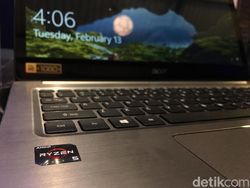 Penampakan Swift 3, Notebook Acer Berkekuatan Ryzen