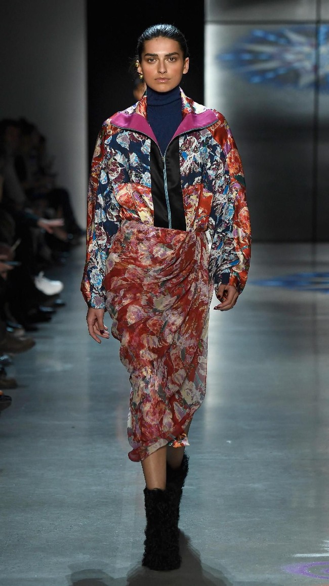 Fashion show Prabal Gurung di New York Fashion Week, di Galeri I, Spring Studio, New York City, Minggu 11/2/2018. (Photo by Frazer Harrison/Getty Images)