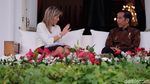 Bincang Hangat Jokowi dan Ratu Maxima di Beranda Istana